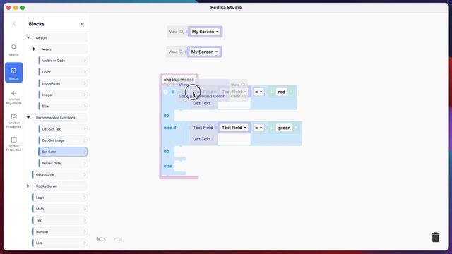 Add a Button that checks Input Text and changes the Background Color of a View - Kodika.io Docs смотреть онлайн