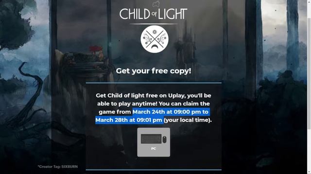 How to Get Child of Light FREE (until March 28 '20 Only) смотреть онлайн