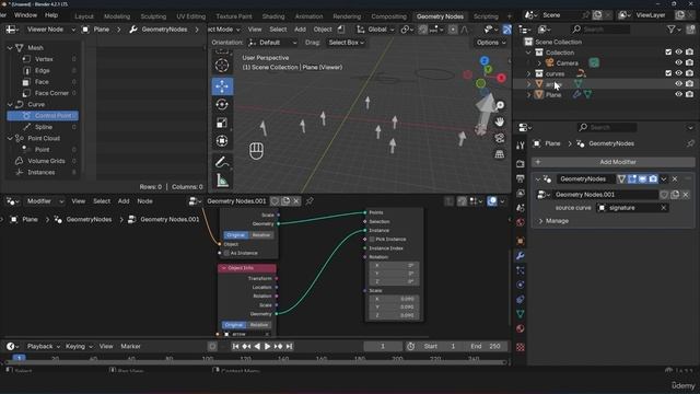 3 -Instancing On Curves смотреть онлайн