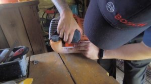 Ремонт триммера(бензокосы)Как заменить ручной стартер? Обрыв шнура.