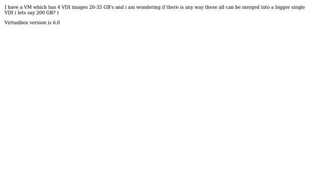 Unix & Linux: Multiple VDI images for VM to one? смотреть онлайн