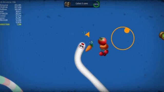 Worms Zone .io - Voracious Action  Game  -  Gameplay Walkthrough Part  1 -  (ios , Android)