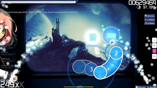 [osu!] MitiS - Open Window (feat. Anna Yvette) (Orinela) смотреть онлайн