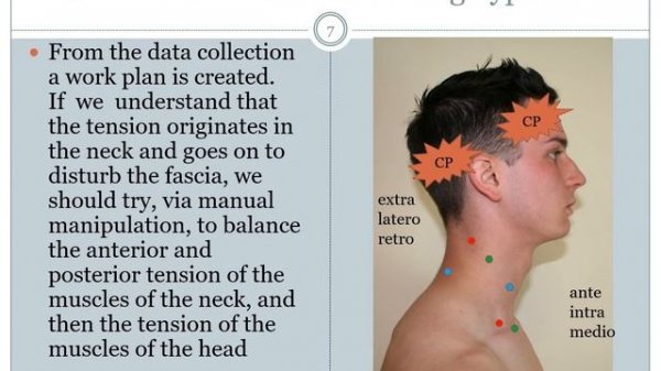 How Fascial Manipulation works: headache and migraine.