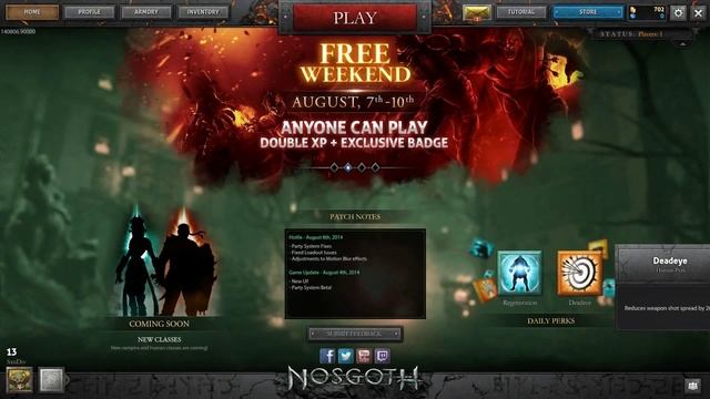 Nosgoth v140806.90000 : Tip window not fully displayed on start screen смотреть онлайн