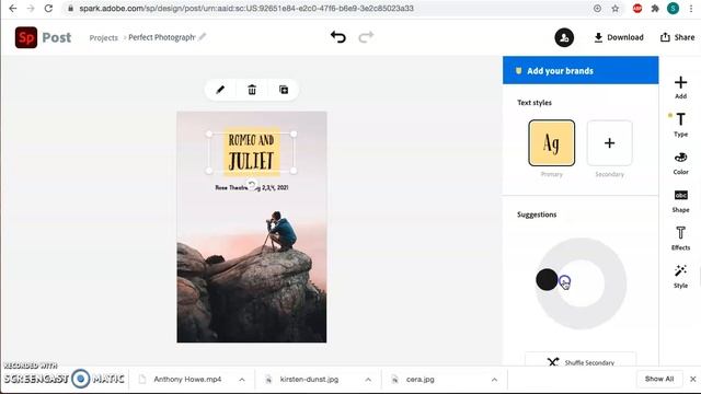 Intro to Adobe Spark Graphic смотреть онлайн