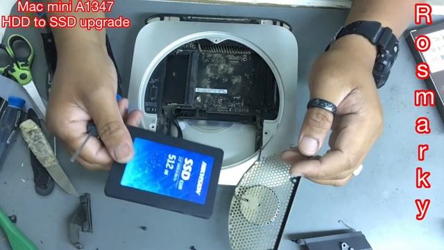 How To Upgrade Mac Mini A1347- HDD To SSD