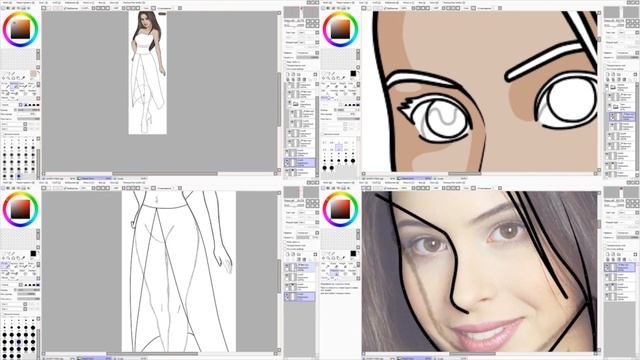 Рисуем Алиту Андришевскую [Alita Infanta Art] смотреть онлайн