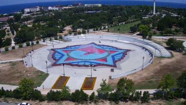 Парк Победы. Строительство фонтана..18 июля 2019 года