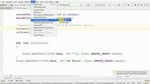 Build apk file in android studio смотреть онлайн
