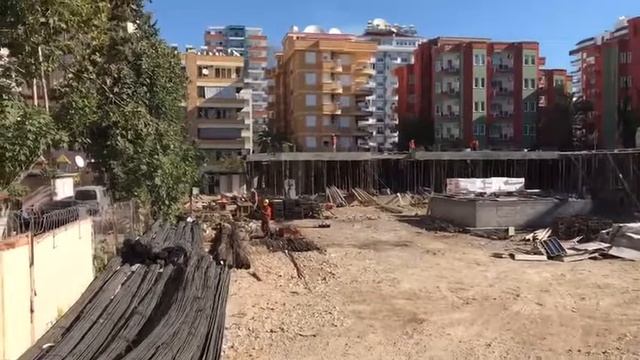 Недвижимость в Аланье Анталии Турции от застройщика Ход строительства ЖК EURO XX смотреть онлайн