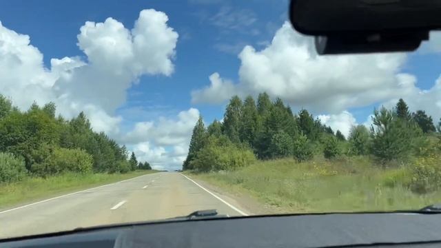 Едем на Балтику #2 Дорога по Пермскому краю через Краснокамск в Палагай и до Кирово-Чепецк! смотреть онлайн
