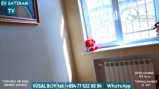 NOVXANIDA, APARAT BAĞLARINDA BAĞLI BAĞÇALI EV SATILIR /Недвижимость в Баку / EV SATIRAM TV смотреть онлайн