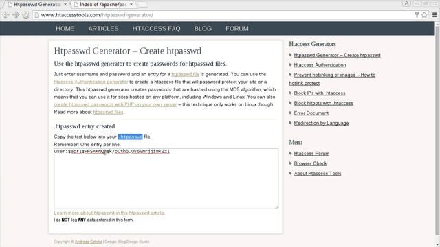 Apache - How to setup a password protected directory. смотреть онлайн