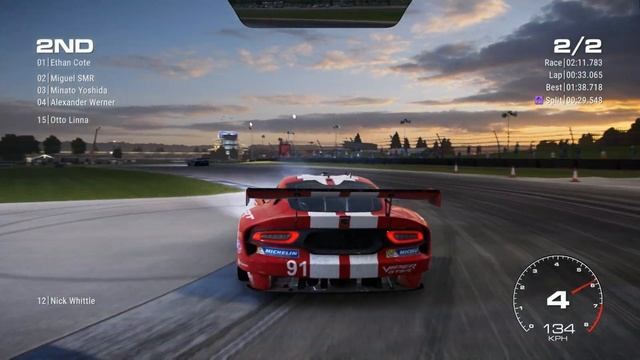 Dodge SRT Viper GTS Indianapolis Race ''GRID 2019'' смотреть онлайн