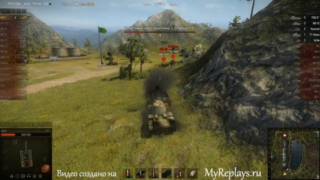 WOT: Ласвилль - КВ-3 - 9 фрагов - смотреть онлайн