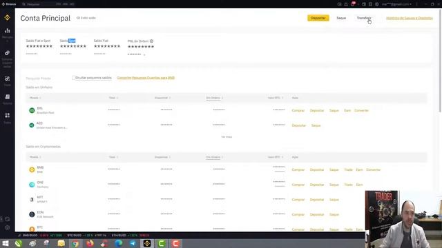 Navegando no APP da BINANCE desktop! смотреть онлайн