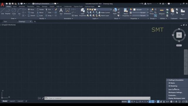 Command Line missing / Disappeared in Autocad 2021 | Tamil | SMT смотреть онлайн