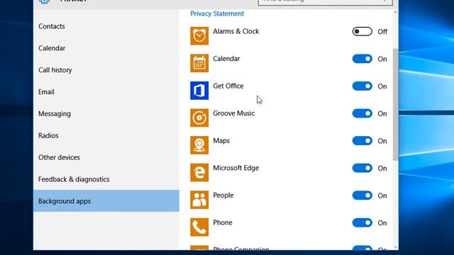Windows 10 Apps Turn off Unwanted Running Background Apps How To/ смотреть онлайн