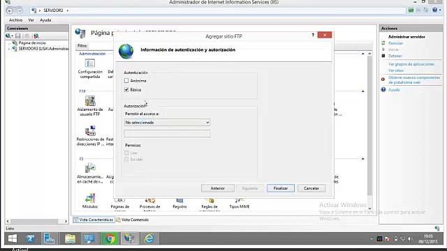Como Instalar Windows Server 2012 y Configurar Servidor FTP o Archivo con Dominio (P-06) смотреть онлайн