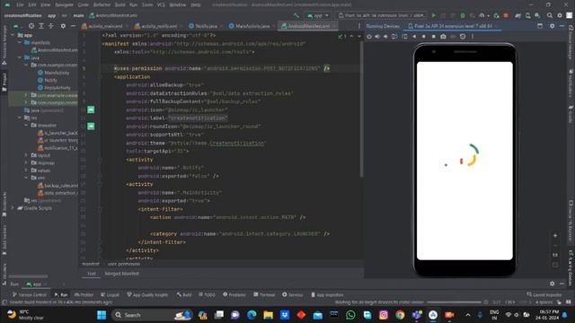 Task-1 Window notifications using java | Codsoft |Android Studio смотреть онлайн
