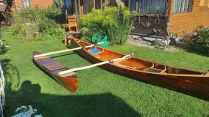 Установка аутригера к каноэ