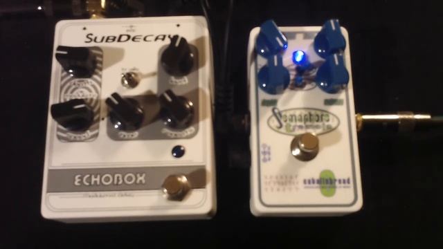 Catalinbread Semaphore Tremolo - Subdecay Echobox Delay - Guitar Demo смотреть онлайн