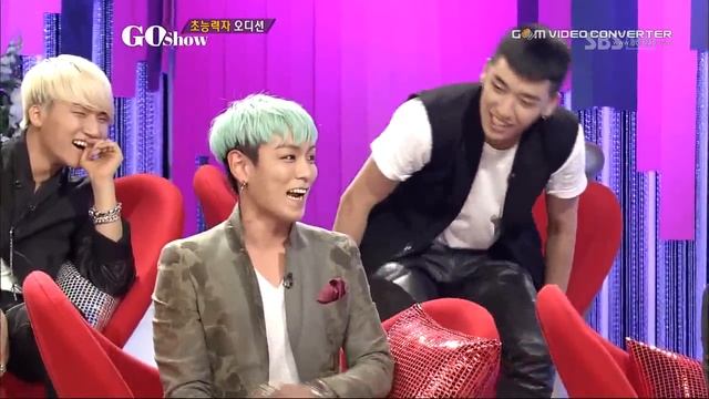 (SUBBED) Big Bang TOP Imitating Seungri On Go Show