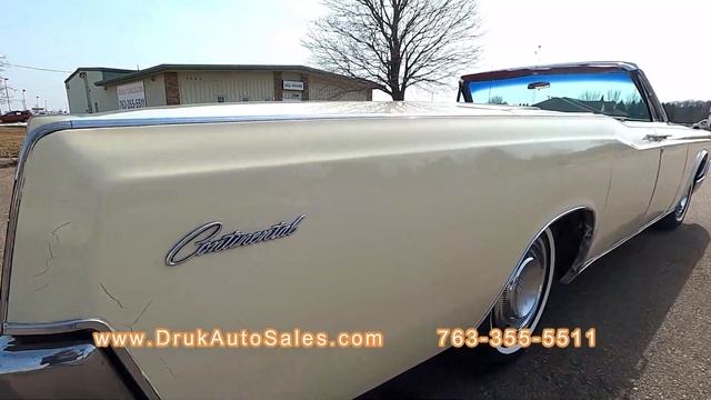 1966 Lincoln Continental Convertible www.DrukAutoSales.com смотреть онлайн