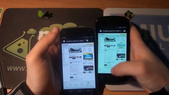 Galaxy Nexus vs Nexus S con Android 4.0.4 by Nexus-Lab.com смотреть онлайн