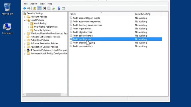 Windows 8.0 Professional - Turn On Security Logging for a Domain Controller смотреть онлайн