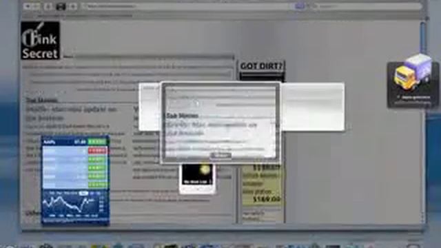 Mac OS X 10.5 Leopard Web Clip Widgets смотреть онлайн