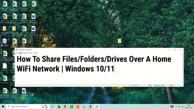 How to save Notepad file in Windows смотреть онлайн