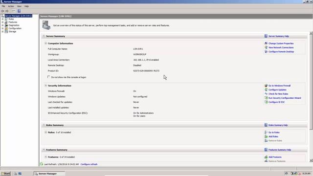 Install and Configure AD DS смотреть онлайн