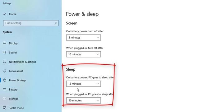 การตั่งค่าพักหน้าจอในโหมด sleep ใน Windows 10 смотреть онлайн