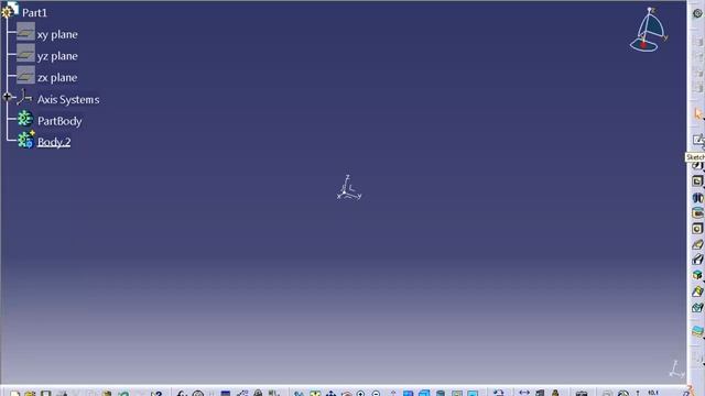 CATIA V5 1. First part and mouse manipulation смотреть онлайн