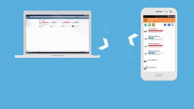 Wifi PC File Explorer смотреть онлайн