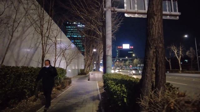 4K Seoul Walk - Night Walking Tour Downtown Seoul, Binaural City Sounds