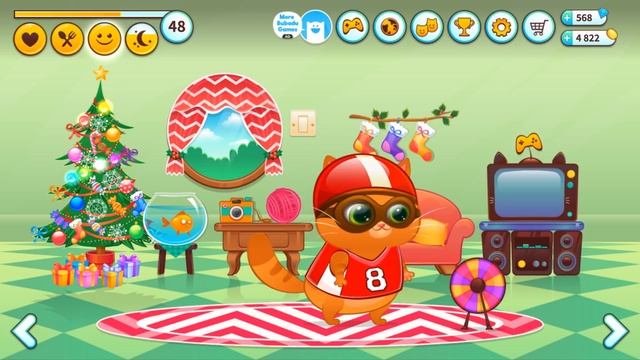 КОТИК БУБУ и ЁЛКА #118 Кид с котенком готовятся к Новому Году на пурумчата смотреть онлайн