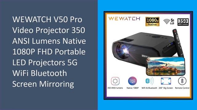 Top 5 Best 1080p Projector in 2024 смотреть онлайн