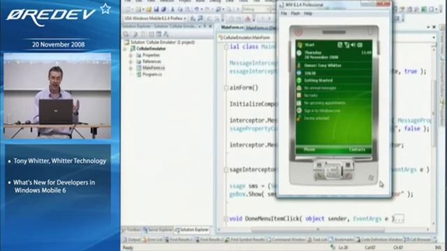 What's New for Developers in Windows Mobile 6 – Tony Whitter clip12 смотреть онлайн