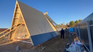 Строительство А-Фрейма 6 на 6. Часть 1.