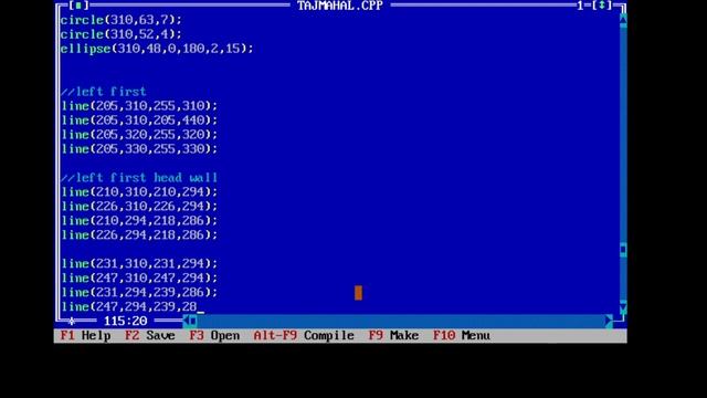 WRITE A PROGRAM TO MAKE TAJMAHAL USING C PROGRAMMING IN COMPUTER GRAPHICS #COMPUTERGRAPHICS #C #COD смотреть онлайн
