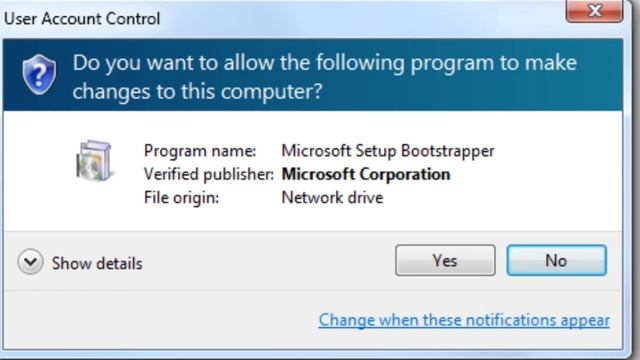 Microsoft Windows User Account Control window смотреть онлайн