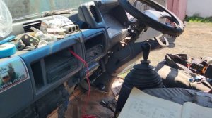 Ремонт Nissan Atlas не работает ближний и дальний свет фар обход контактной группы замка зажигания