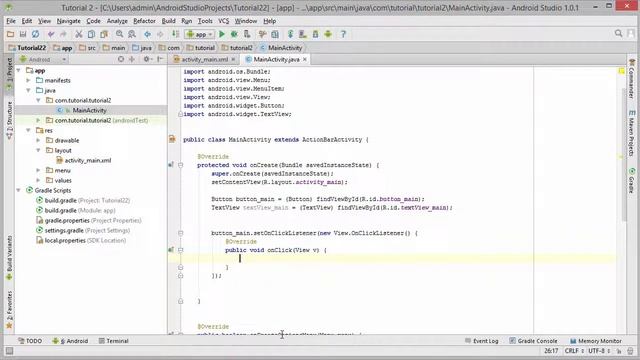 Android Tutorial #4 - Simple UI (Android Development Tutorial) смотреть онлайн