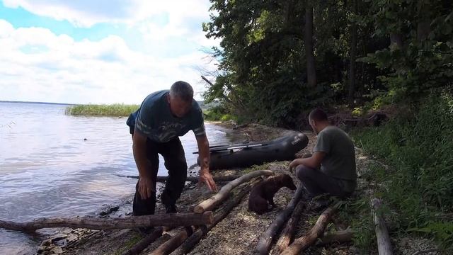 Рыбалка.Строительство сижы на воде.Дорого к Землянке.