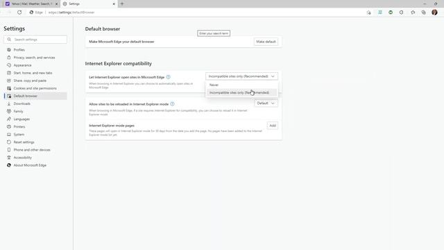 Enable Internet Explorer Mode in Edge смотреть онлайн