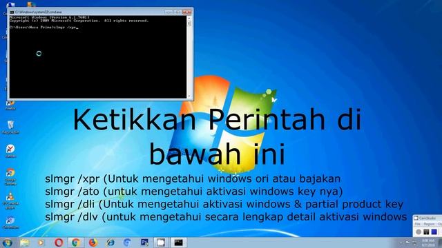Cara mengetahui Windows Original dan Bajakan Menggunakan CMD смотреть онлайн