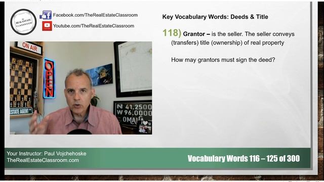 Real Estate Vocabulary (116-125 of 300) | Real Estate Exam смотреть онлайн